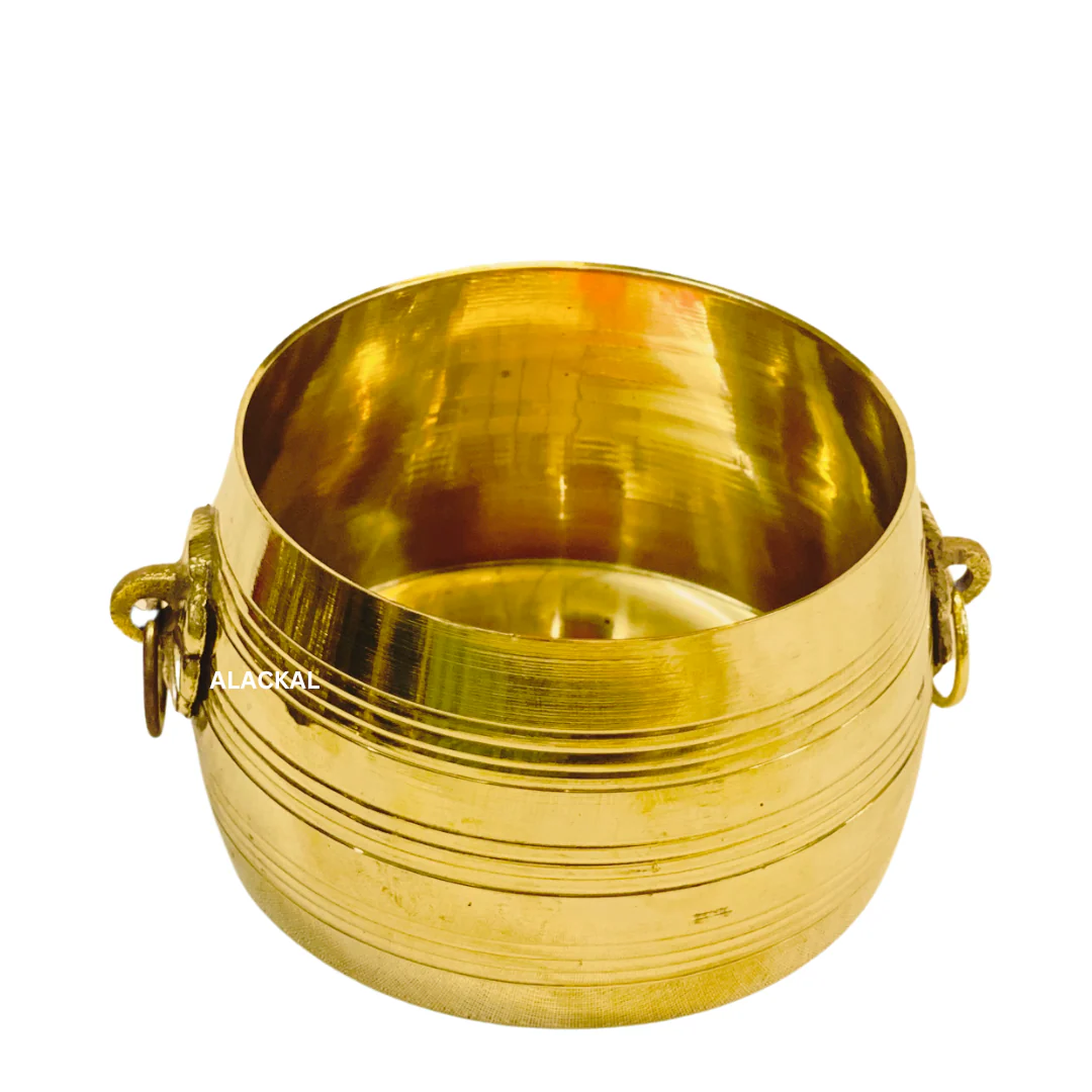 BRASS CHANGAZHI | TRADITIONAL RICE MEASURING VESSEL | MEASURING CUP - Image 5