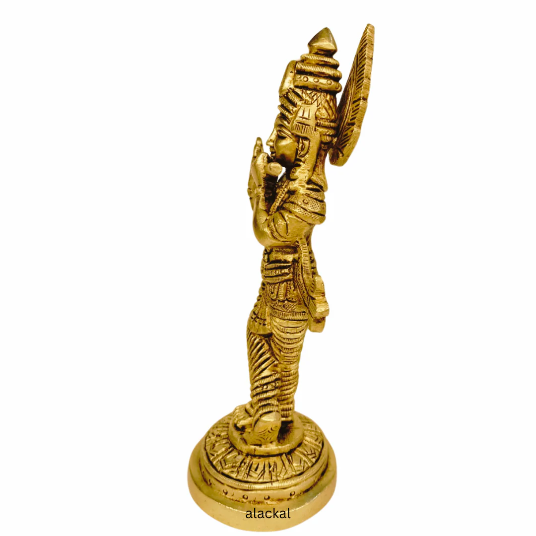 BRASS KRISHNA IDOL ( SMALL ) - Image 4
