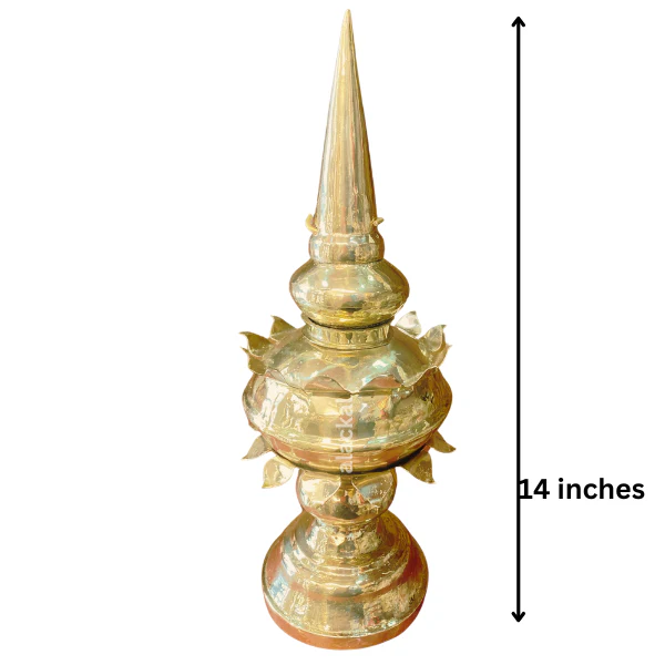 BRASS THAZHIKAKUDAM | GOPURA KALASHA FOR TEMPLES - Image 3