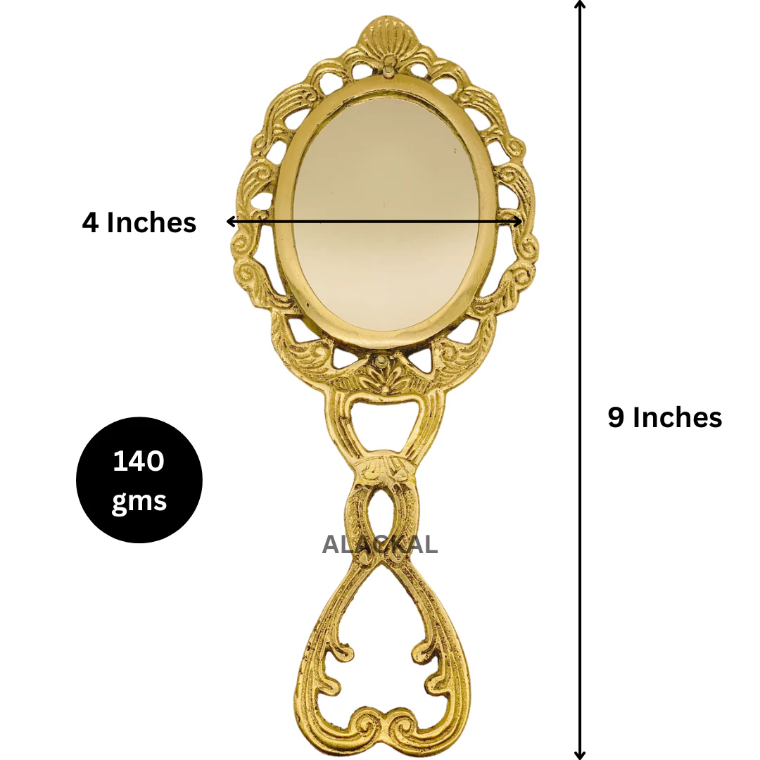 BRASS VALKANNADI ( MIRROR ) - Image 4