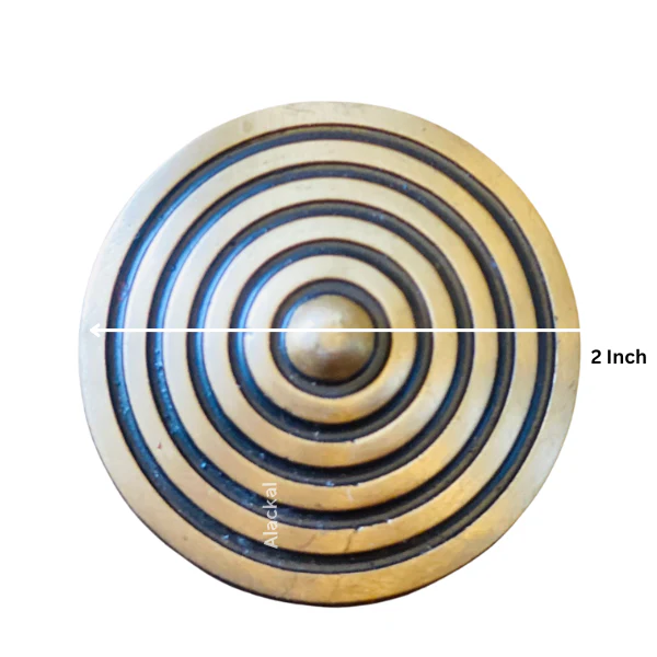ELEGANT PREMIUM BRASS DOOR DOME WITH RING DESIGN | DOOR ACCESSORIES - Image 4