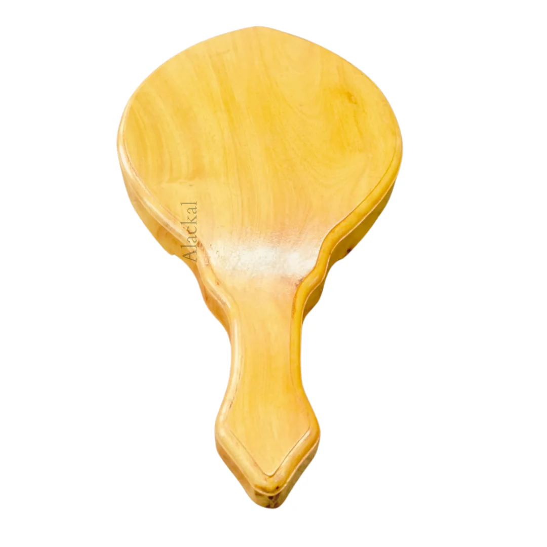 Handcrafted Wooden Aavanipalaka | Traditional Kerala Peedom for Pooja Rituals & Poojari Use – Alackal Bell Metals Mannar - Image 3