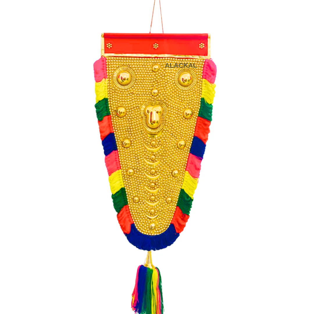 KERALA HANDCRAFTED NETTIPATTAM | WALL HANGING NETTIPATTOM WITH HOOKS - Image 3