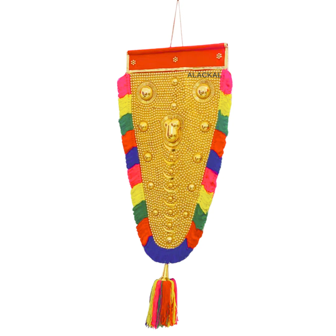 KERALA HANDCRAFTED NETTIPATTAM | WALL HANGING NETTIPATTOM WITH HOOKS - Image 5
