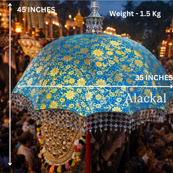 Muthukuda – Royal Kerala Decorative Umbrella for Temple Festivals, Weddings & Church Processions | Handcrafted in Mannar - Image 6
