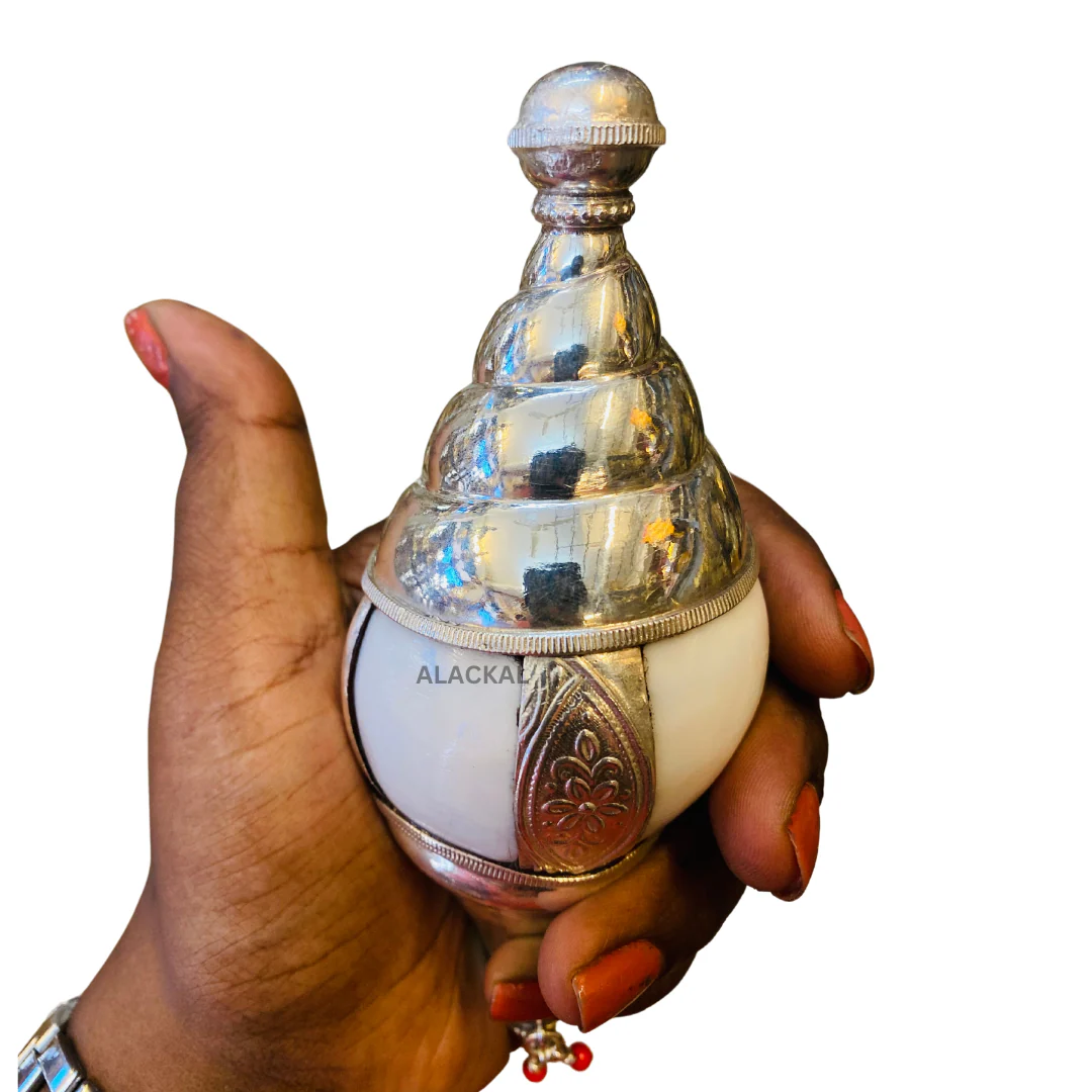 PURE SILVER SHANKH / CONCH - Image 4